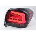 Subaru XV 15-18 Black Base Red Bar Smoke Light Bar LED Tail Lamp